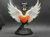 0.16mm layer, 2 walls, 15% infill Multi color no ams