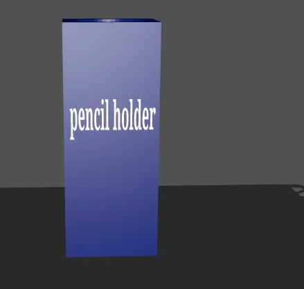 pencil holder view 2