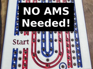 Foldable Crib (Cribbage) Board