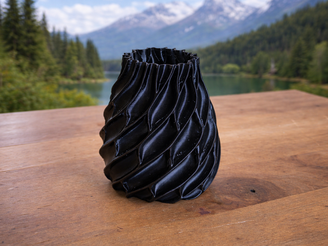 Twisted Wave Vase