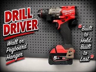 Milwaukee M18 Drill Driver Wall or pegboard hanger