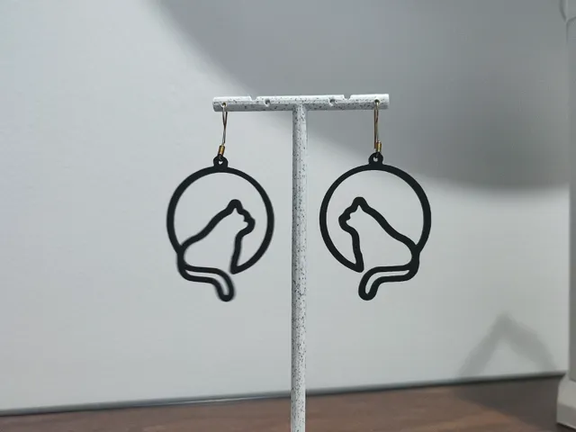 Pendientes Minimal Cat-Eye