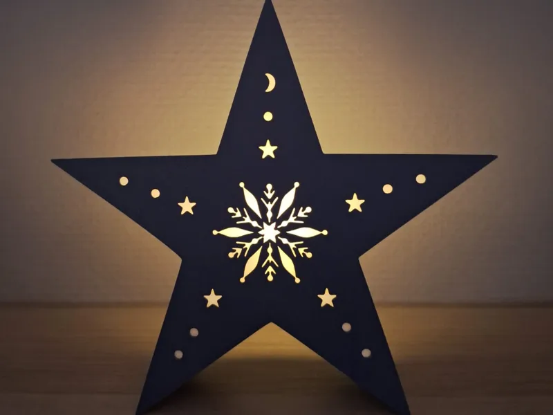 Weihnachtsstern für LED Teelicht