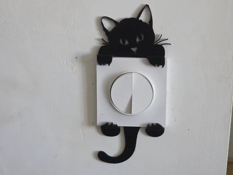 Déco interrupteur Chat 