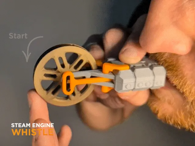 Steam Engine Whistle - Functional with sound view 2