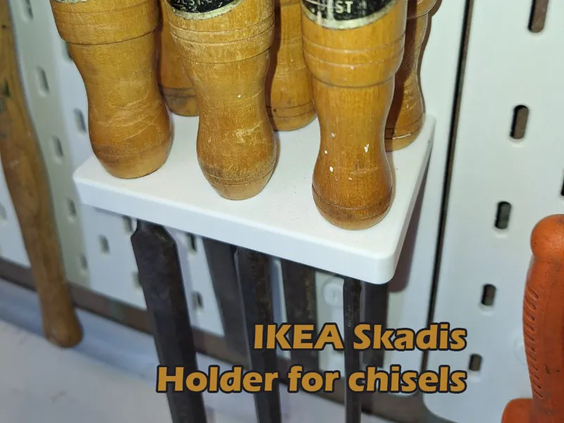 Chisels holder IKEA Skadis