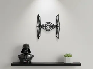 Minimalist TIE Fighter Wall Art / Star Wars