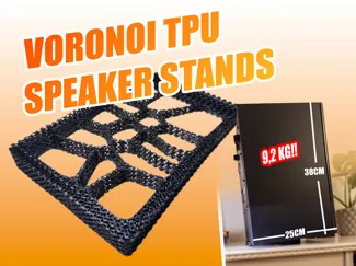 Voronoi² TPU Studio Monitor Speaker Stand