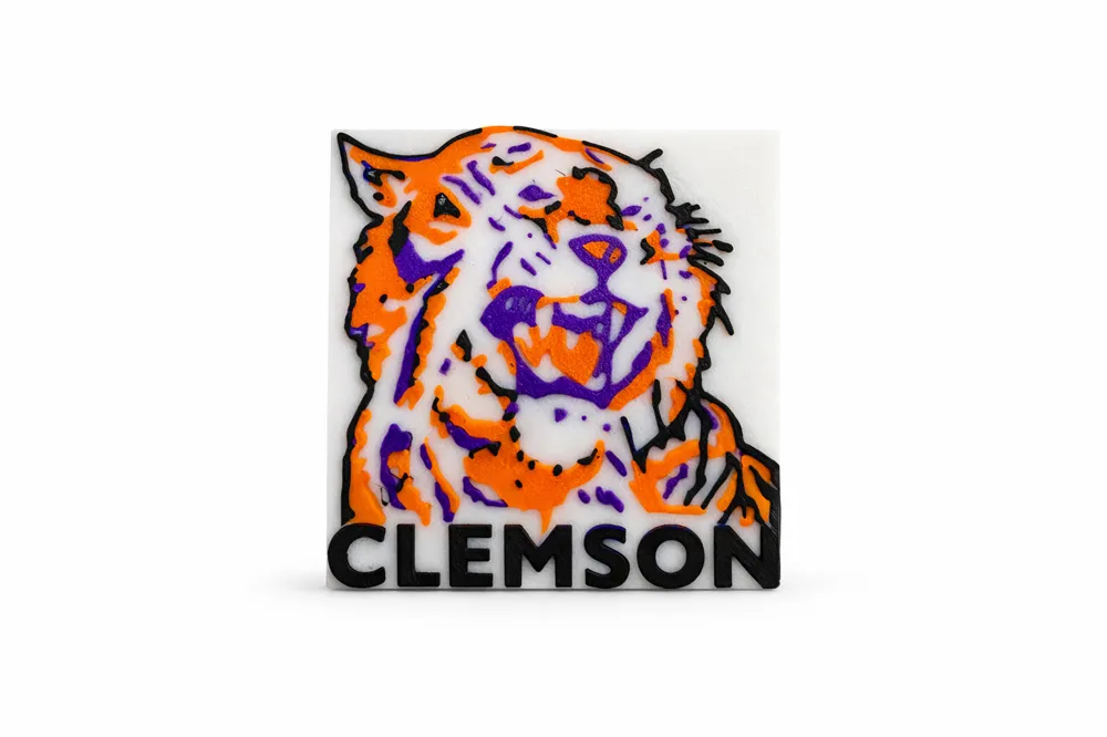 CLEMSON UNIVERSITY LOGO 1977 - Free 3D Print Model - MakerWorld
