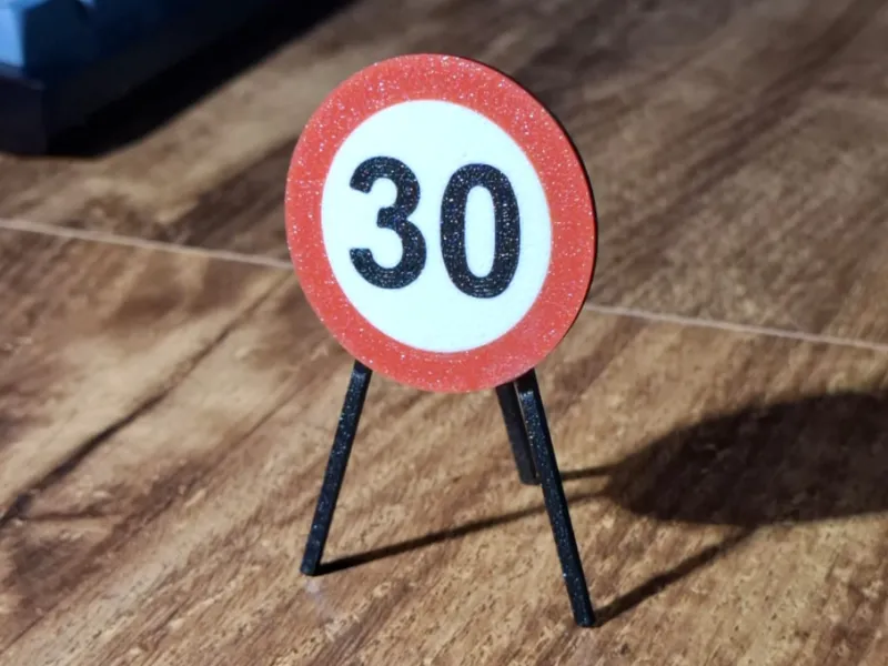 Cartello stradale [ita] limite 30 Km/h