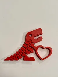 T-rex flexible cœur creux, jouet de Saint-Valentin — photo 4