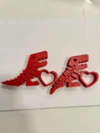 T-rex flexible cœur creux, jouet de Saint-Valentin — photo 5