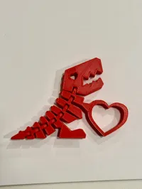 T-rex flexible cœur creux, jouet de Saint-Valentin — photo 9