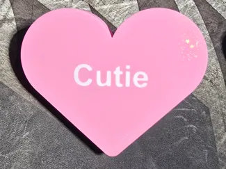 Candy hearts for not another legobrick wreath