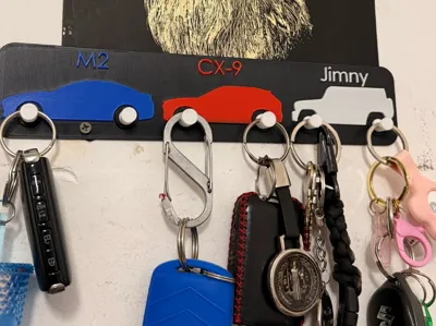 Car key holders for Mazda 2, CX-9, Suzuki Jimny