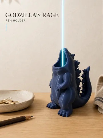 Soporte: Godzilla’s Rage Pen Holder — vista de referencia 2