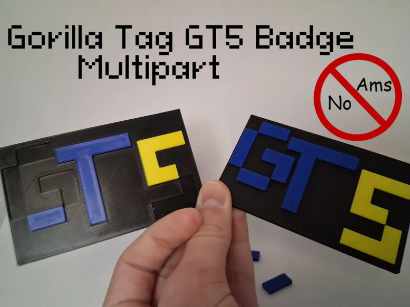 Gorilla Tag GT5 Badge Multipart - No AMS