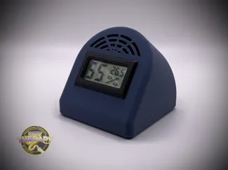 Thermometer holder with space for probe inside