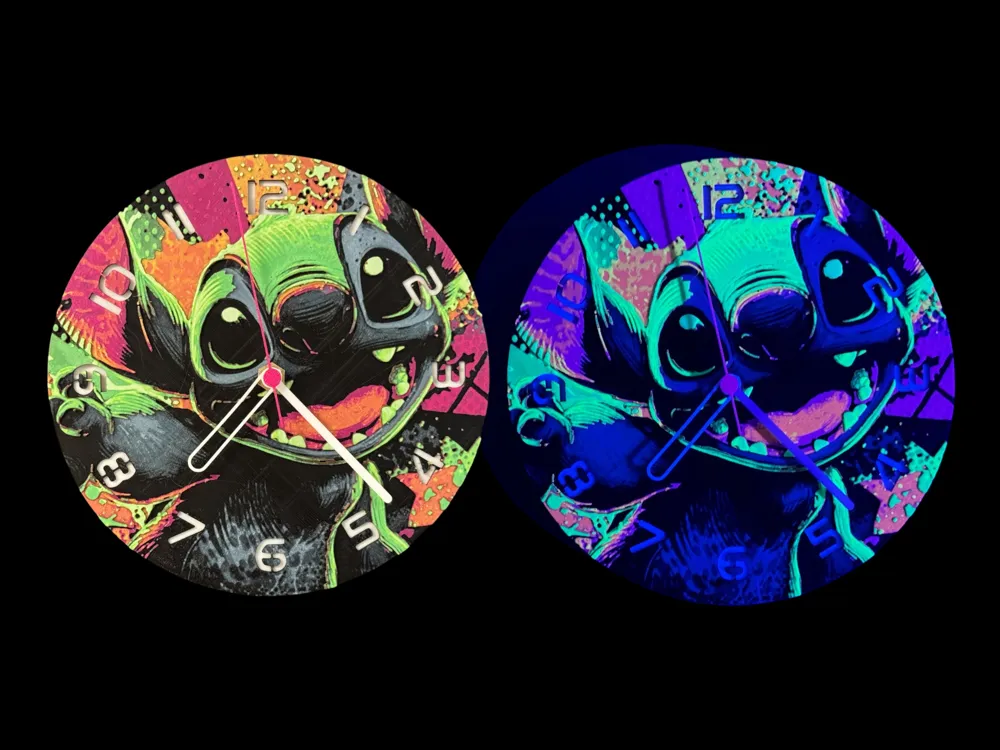 wall / desk clock Pop-Art Stitch by cP3D MakerWorld: Download Free 3D ...