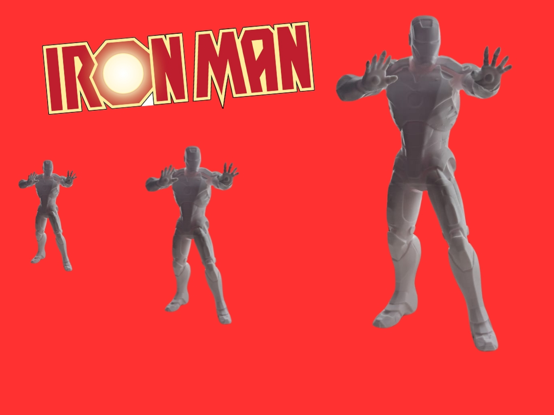 Iron Man - Stylized 3D Figure (Fan-ART)