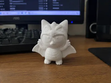 Modelo para impresión 3D: Badtz-Maru × Rodan – Cute Kaiju Mashup — vista de referencia 2