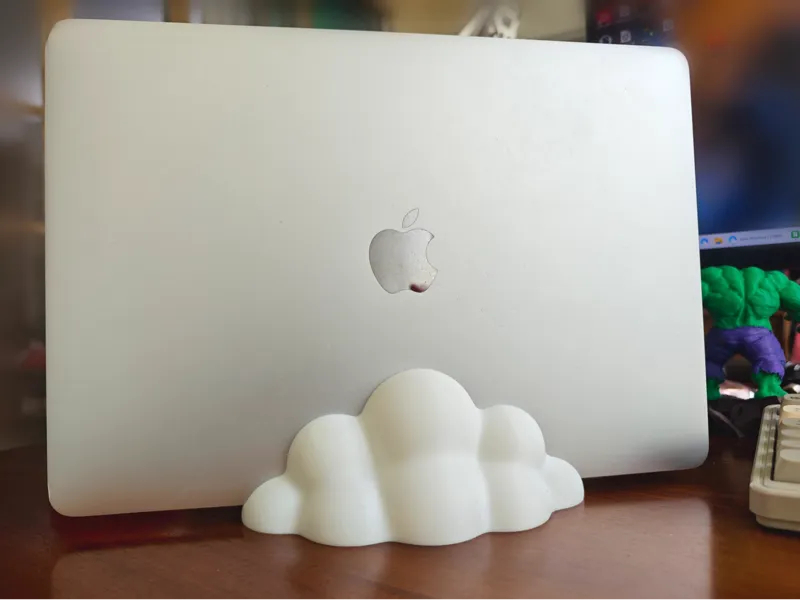 云朵造型MacBook/iPad收纳支架