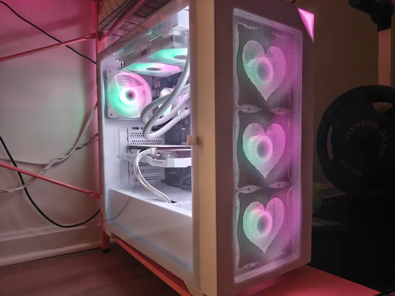 Heart PC Fan Cover