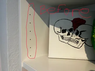 Ikea Schrank bohrung/loch abdeckung 