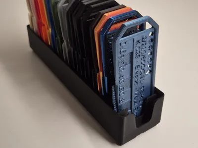Filament Sample Swatch Tray Gridfinity Half Grid