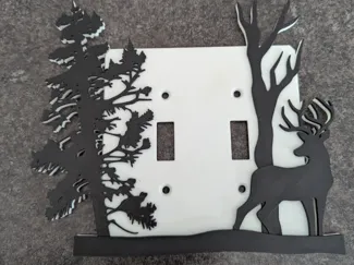 Deer Light Switch Cover Double Switch AMS