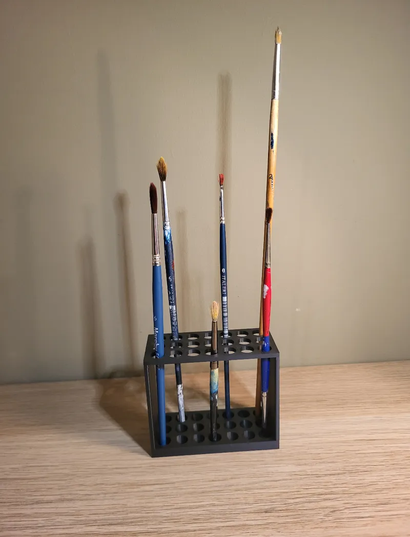 Pen/paintbrush holder