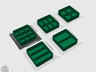 Drawer organiser Trays