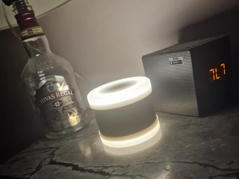 Qi Lamp with Recycled Spool Core (kit MH001)