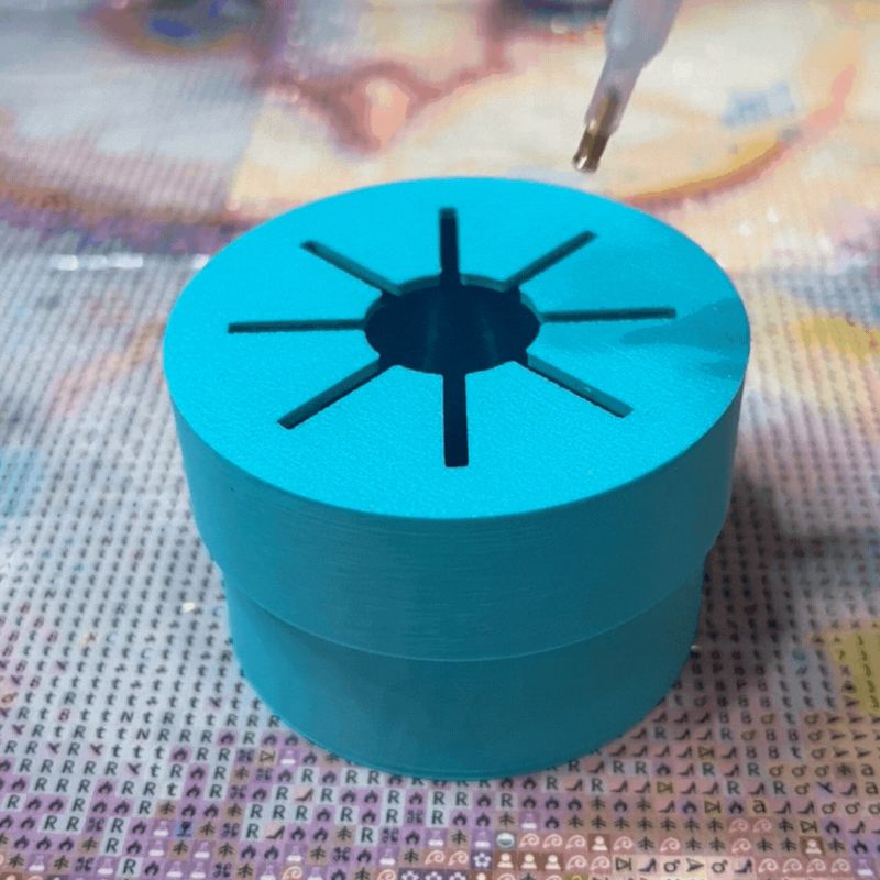 Diamond Painting Steinchen Mülleimer (Ausschuss) 