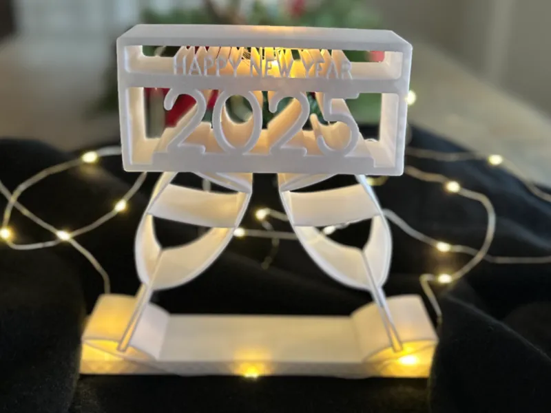 New years countertop decoration