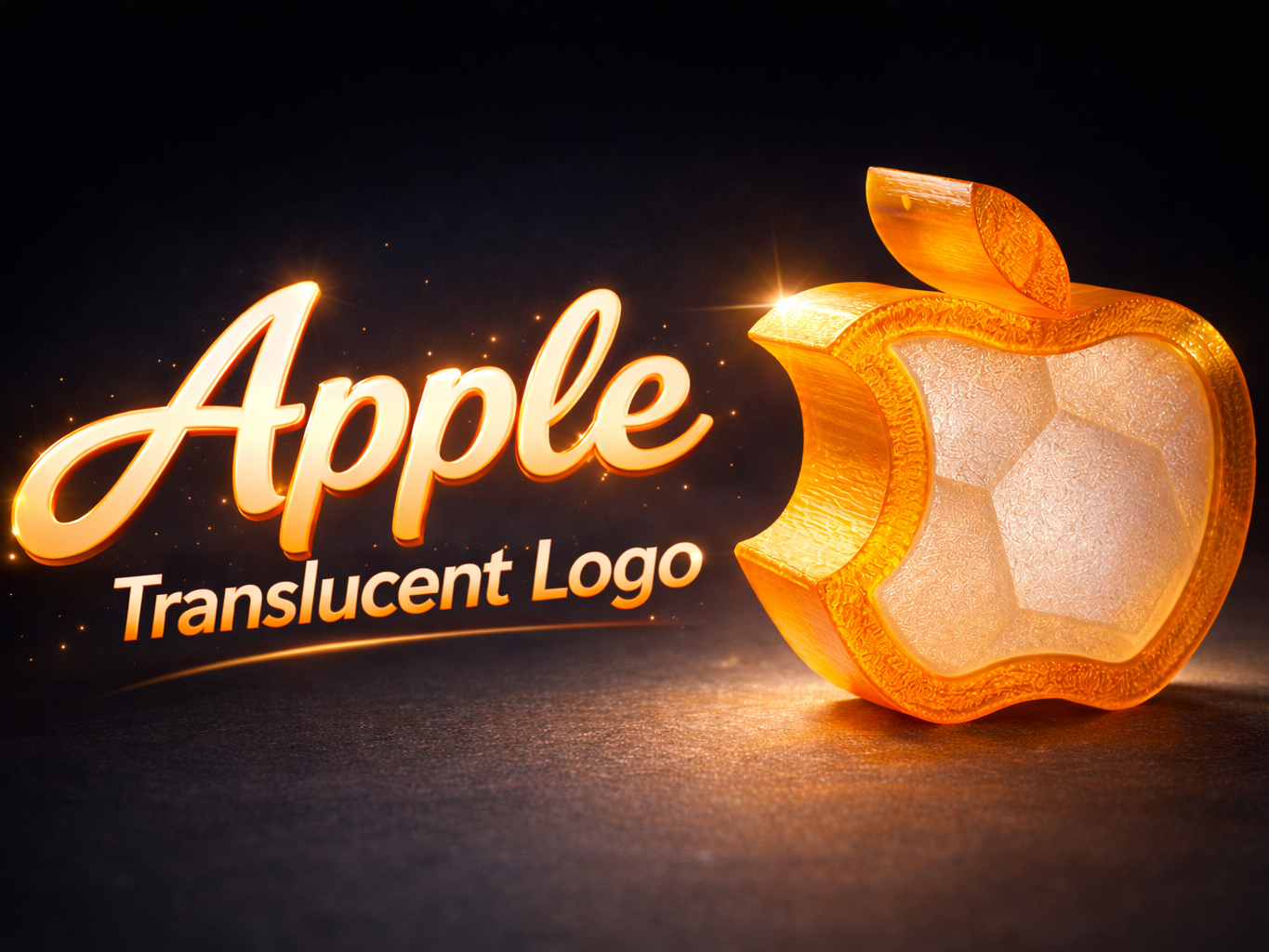 Apple Traslucent Logo