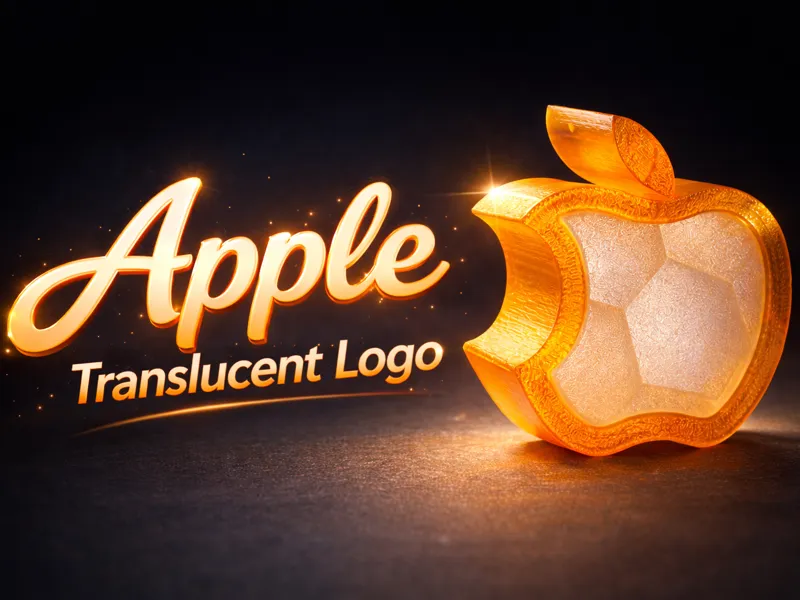 Apple Traslucent Logo