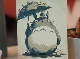 Totoro mit Schirm 2