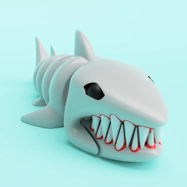 Articulated Shark Fidget Toy
