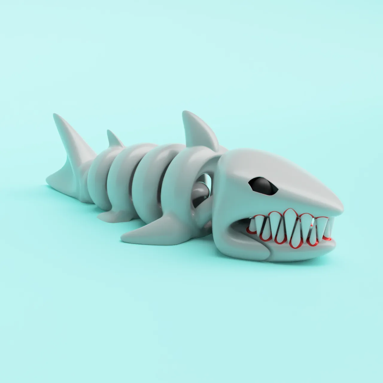 Articulated Shark Fidget Toy view 3