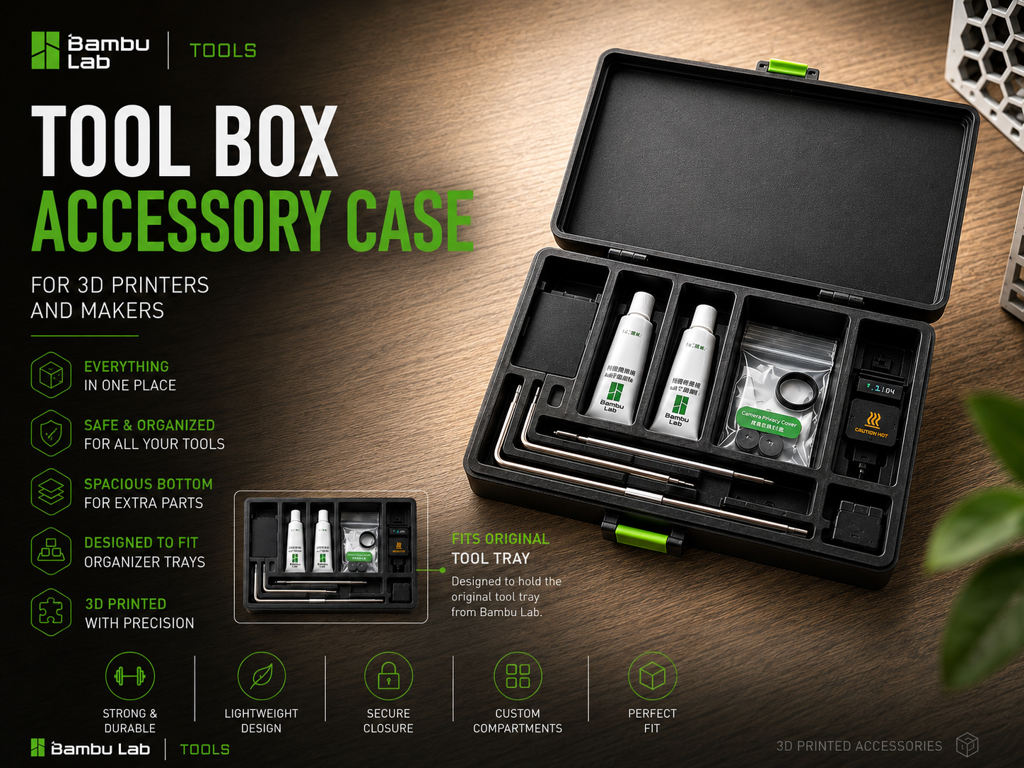 Bambu Lab Tool Box Accessory Case