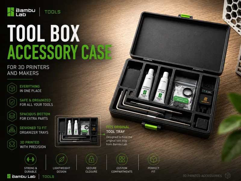 Bambu Lab Tool Box Accessory Case
