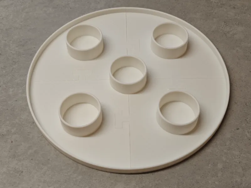 Large advent wreath base