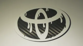 Dripping Toyota Emblem