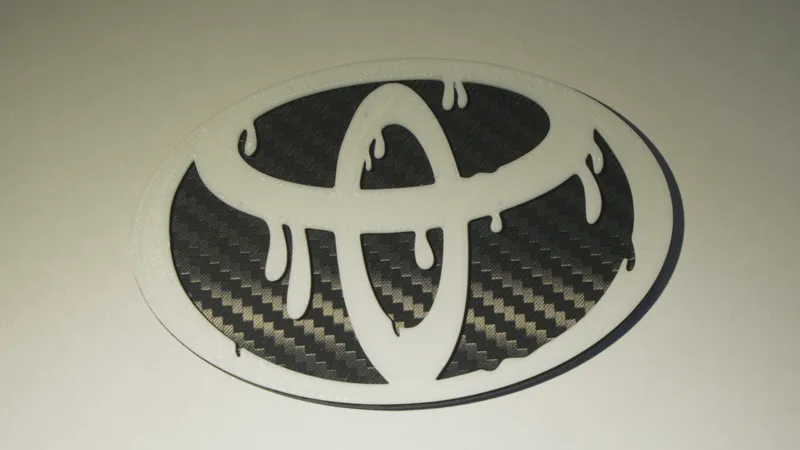 Dripping Toyota Emblem