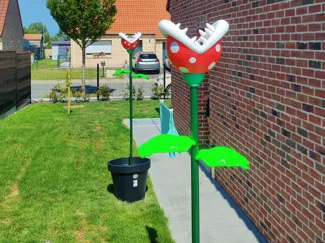 étendoir à linge Piranha plant