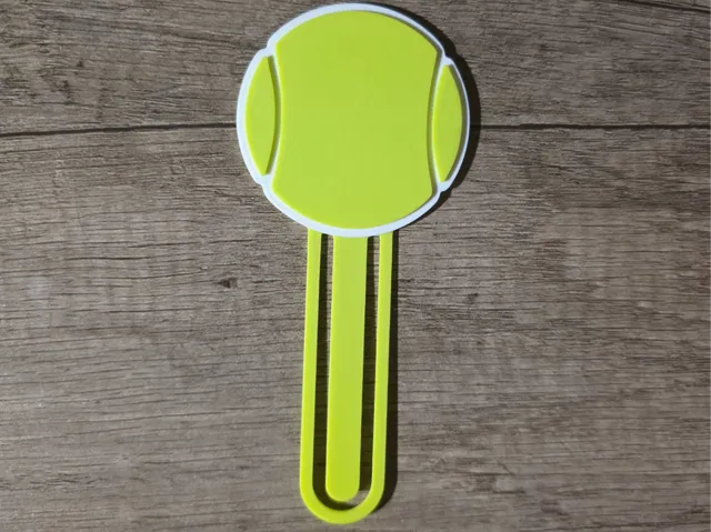Tennis Ball Bookmark