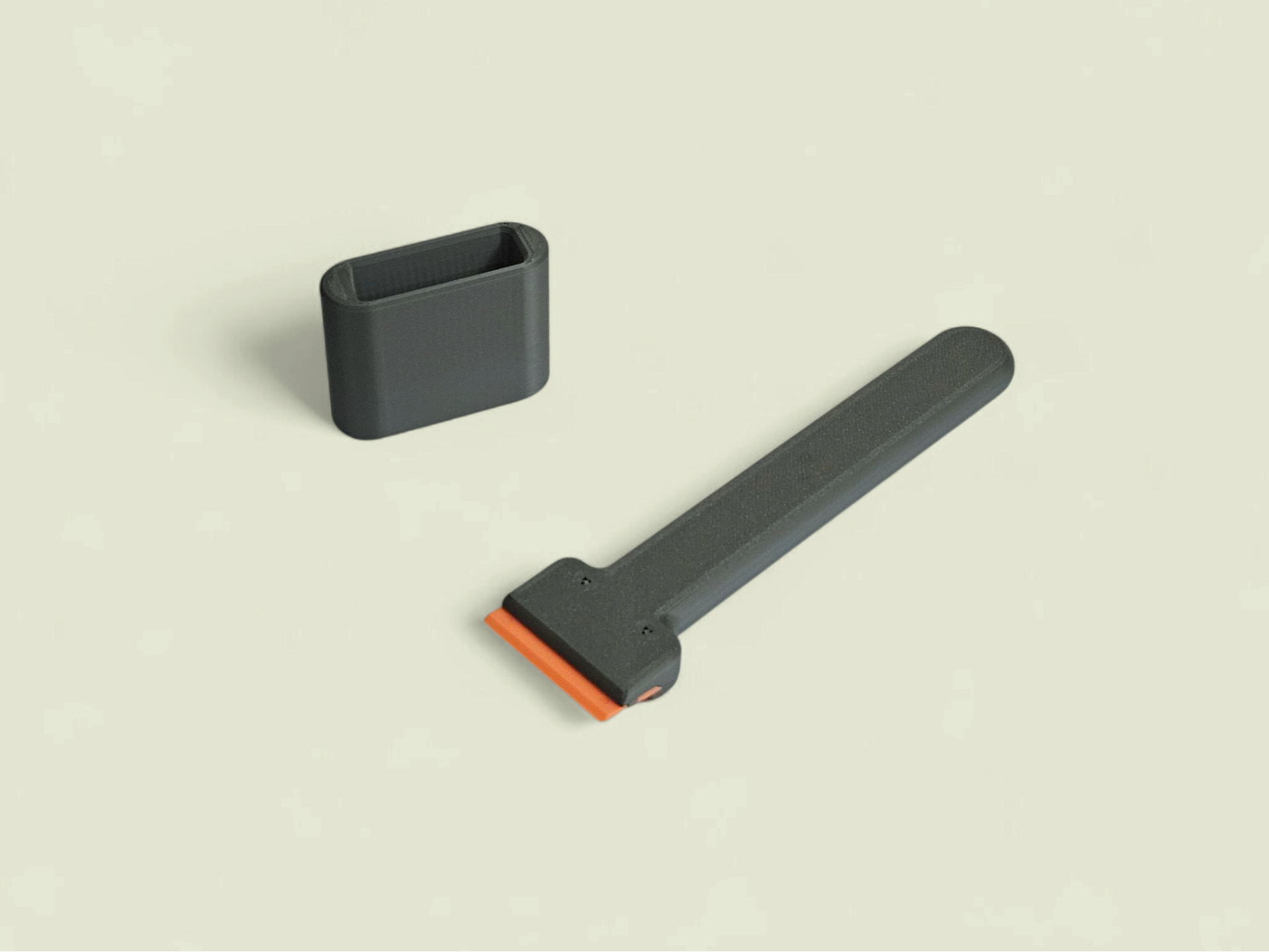 Safe Plastic Scraper – Easy Blade Swap Tool+Stand