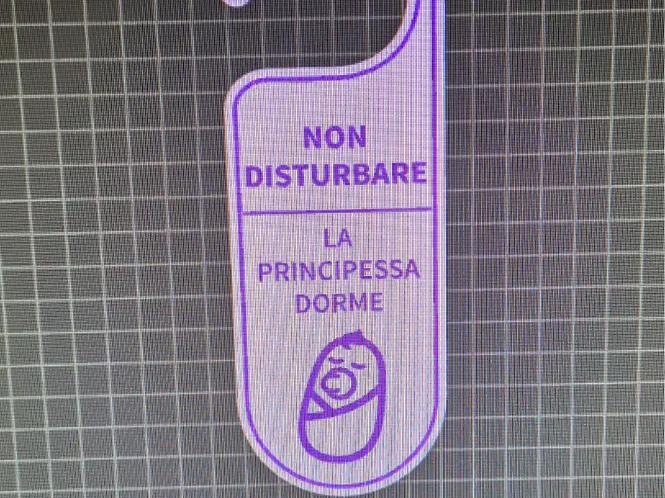 targa non disturbare