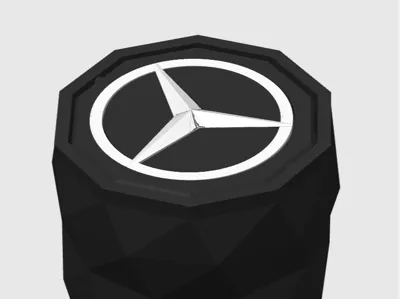 Mercedes car trash can